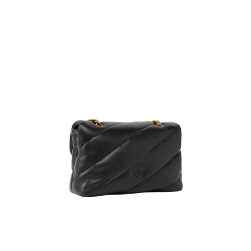 Borsa Donna Love Puff Classic, in nappa trapuntata, con catena a tracolla