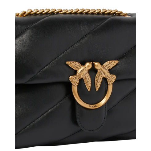 Borsa Donna Love Puff Classic, in nappa trapuntata, con catena a tracolla