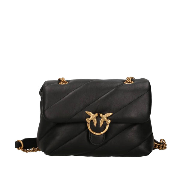 Borsa Donna Love Puff Classic media, con logo Logo Love Birds Diamond Cut piccolo