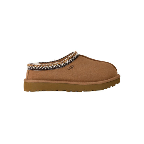 Sabot Donna Tasman II in pelle scamosciata, con soletta in montone e logo impresso