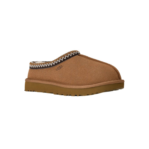 Sabot Donna Tasman II in pelle scamosciata, con soletta in montone e logo impresso