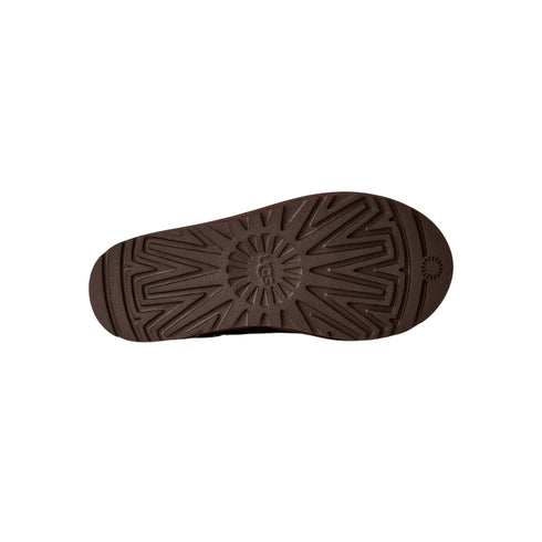 Sabot Donna Tasman II in pelle scamosciata, con soletta in montone e logo impresso