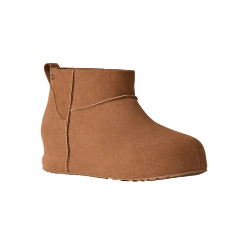 Stivaletto Donna Classic Mini Enwrap in pelle scamosciata e suola sagomata
