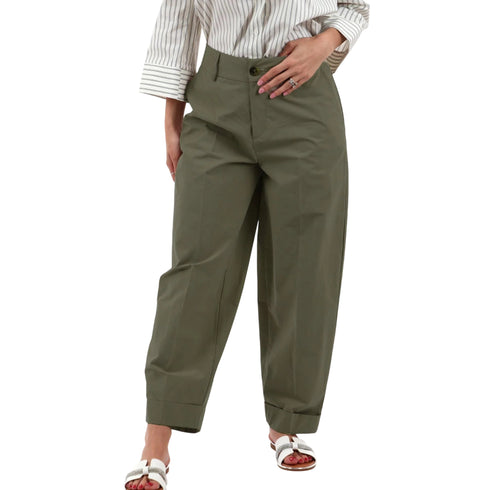 Pantalone Donna modello barrel Militare