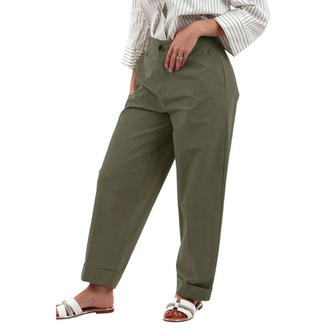 Pantalone Donna modello barrel Militare