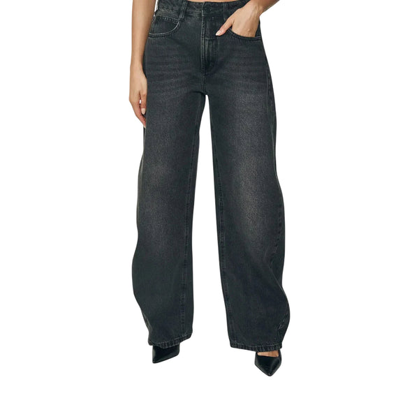 Jeans Donna barrel a vita alta