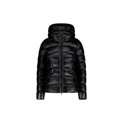 Piumino Donna Rangi corto, con chiusura frontale full zip e cappuccio