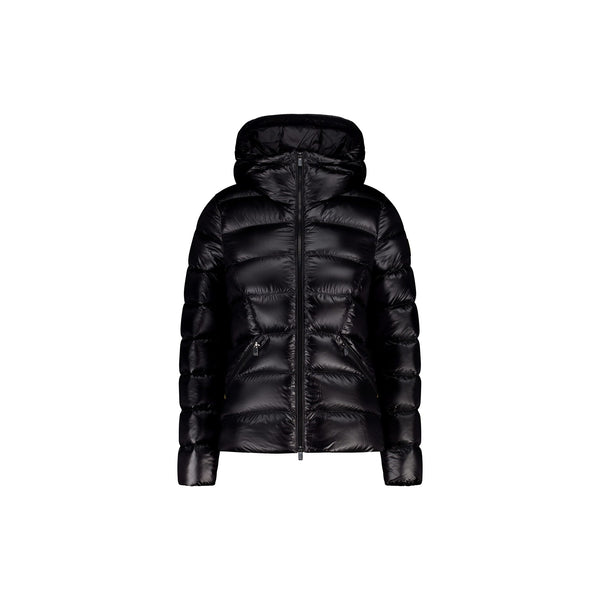 Piumino Donna Rangi corto, con chiusura frontale full zip e cappuccio