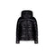 Piumino Donna Rangi corto, con chiusura frontale full zip e cappuccio