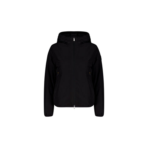 Giubbotto Donna corto modello Sofy, con cappuccio e full zip frontale
