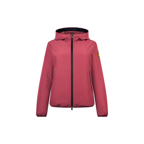 Giubbotto Donna corto modello Sofy, con cappuccio e full zip frontale