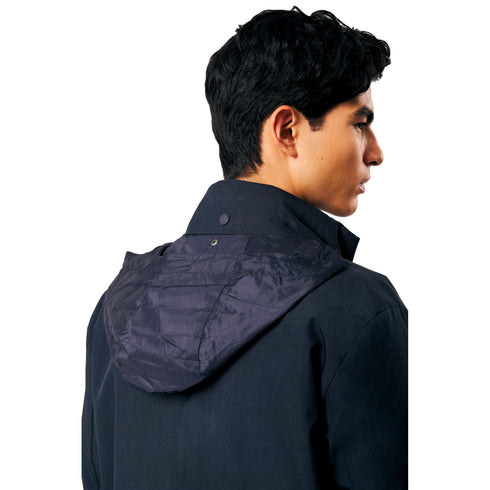 Piumino Uomo Alfie, con cappuccio estraibile e chiusura full zip