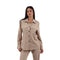 Camicia Donna con tasche applicate cammello