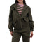Bomber Donna con tasche con patta militare
