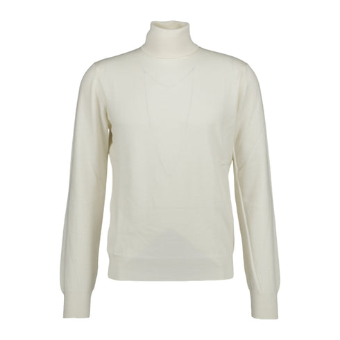 Maglia Uomo basic, in lana fina, con collo alto