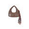 Just Cavalli Borsa Donna Hobo Puffy con foulard taupe - Francavilla Moda