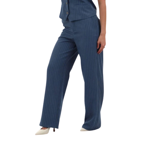 Pantalone Donna dritto gessato