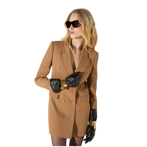 Abito Donna modello blazer, doppiopetto, con patte laterali e spalline