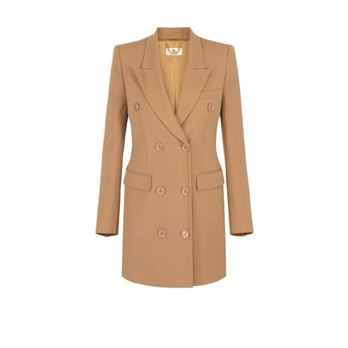 Abito Donna modello blazer, doppiopetto, con patte laterali e spalline