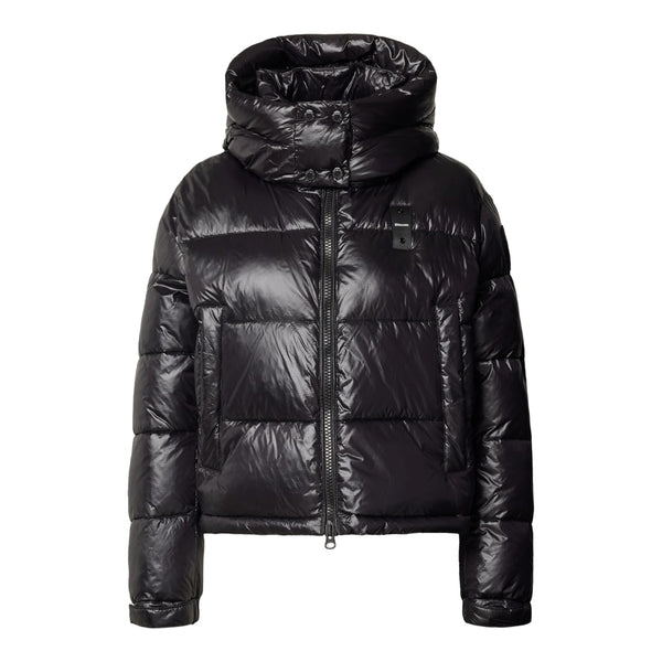 Giubbotto Gloria Donna con cappuccio nero beige