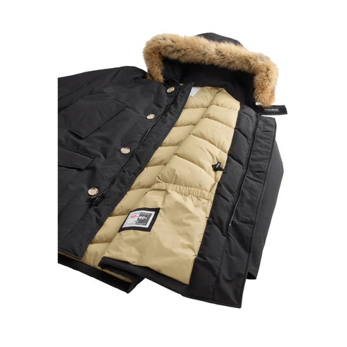 Parka Uomo modello Arctic con pelliccia rimovibile e quattro tasche