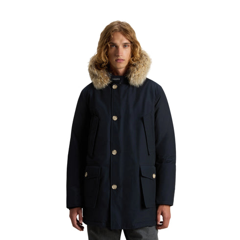 Parka Uomo modello Arctic con pelliccia rimovibile e quattro tasche