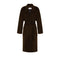 Cappotto Donna over, con cintura e due tasche laterali applicate