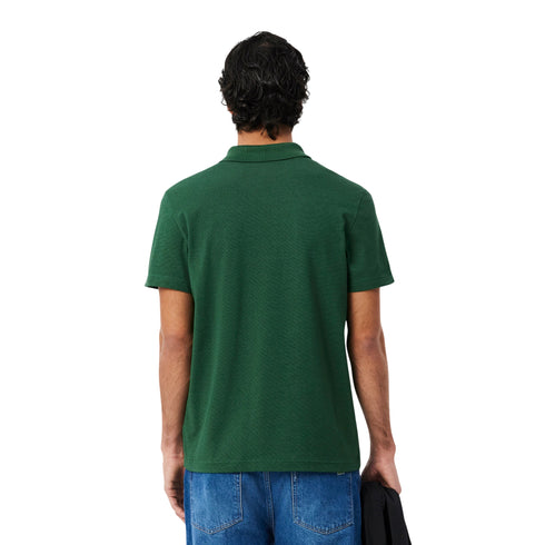 Polo sport Uomo in misto cotone verde - Francavilla Moda