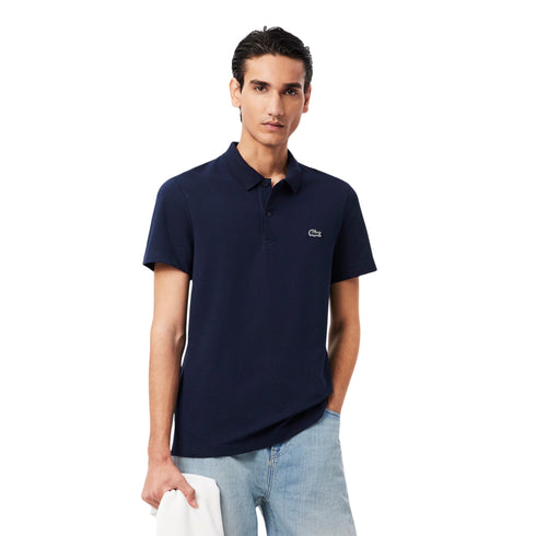 Polo sport Uomo in misto cotone blu - Francavilla Moda