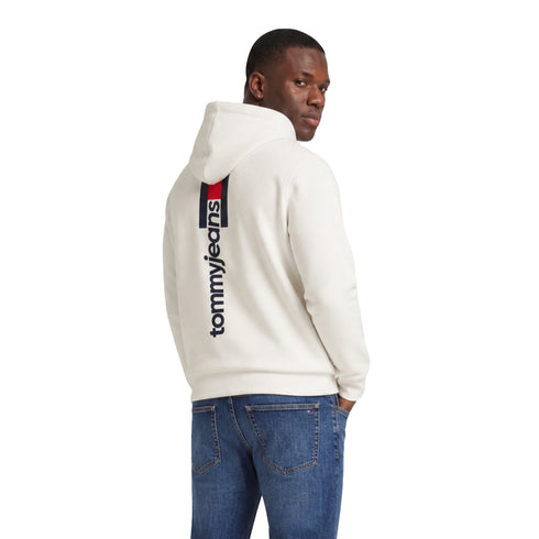 Felpa Uomo con cappuccio e stampa logo posteriore