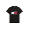 T-shirt uomo Regular in jersey big flag nera