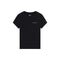 T-shirt Donna a girocollo, con bandiera ricamata sulla manica