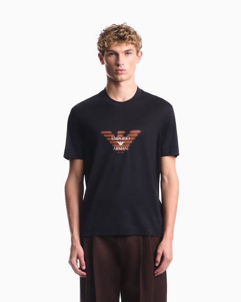 T-shirt Uomo logo sfumato