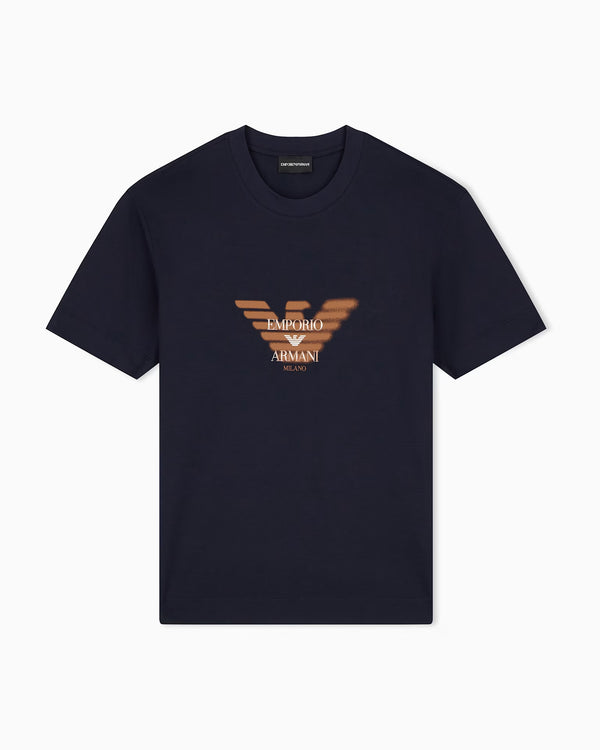T-shirt Uomo logo sfumato