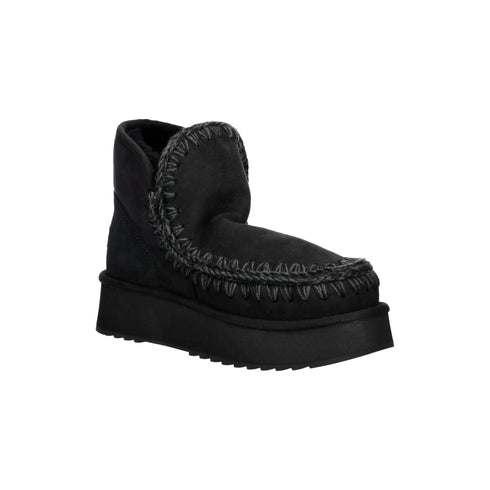 Stivaletto Donna Mini Eskimo con suola olatform ed etichetta logo posteriore