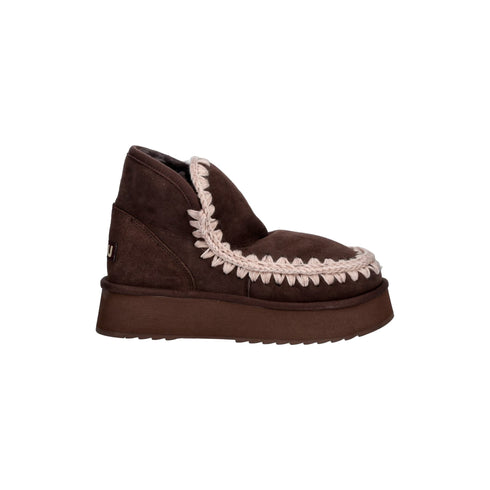 Stivaletto Donna Mini Eskimo con suola olatform ed etichetta logo posteriore