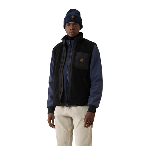 Gilet Uomo Yosemite Vest, in teddy, con taschino sul petto