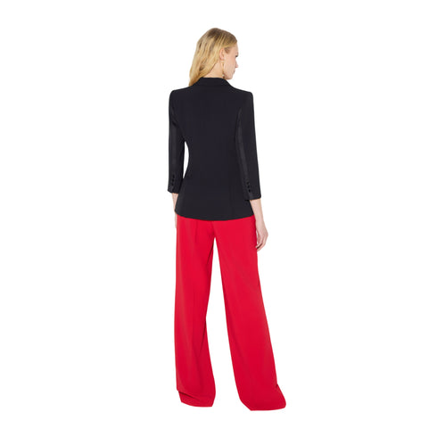 Giacca Donna monopetto, con tagli diagonali e fit slim