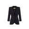 Giacca Donna monopetto, con tagli diagonali e fit slim