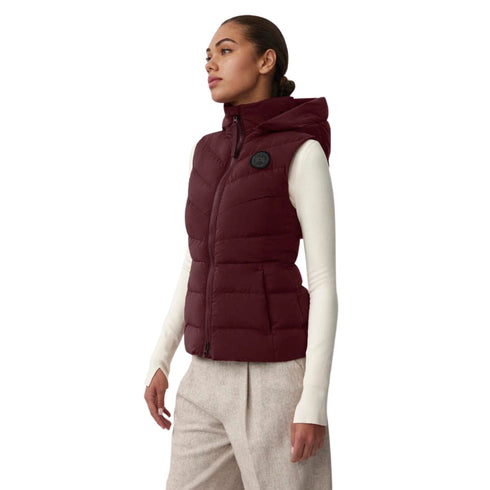 Canada Goose Piumino smanicato Piumino smanicato Donna Clair Vest Bordeau - Francavilla Moda