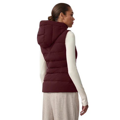 Canada Goose Piumino smanicato Piumino smanicato Donna Clair Vest Bordeau - Francavilla Moda