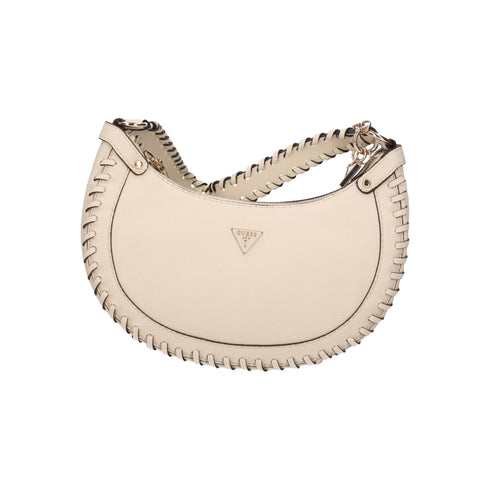 Borsa Donna in similpelle, con cuciture decorative e forma stondata