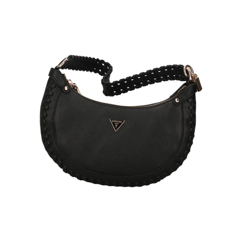 Borsa Donna in similpelle, con cuciture decorative e forma stondata