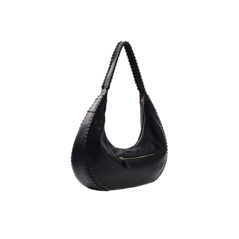 Borsa Donna Petra large, in similpelle con tasca posteriore e manico a spalla