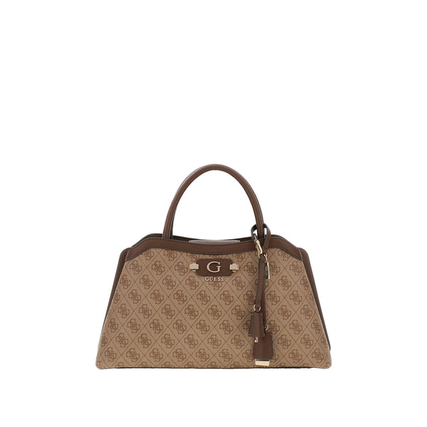 Borsa Donna Lindsey con motivo logo all over, due manici a mano ed una tracolla