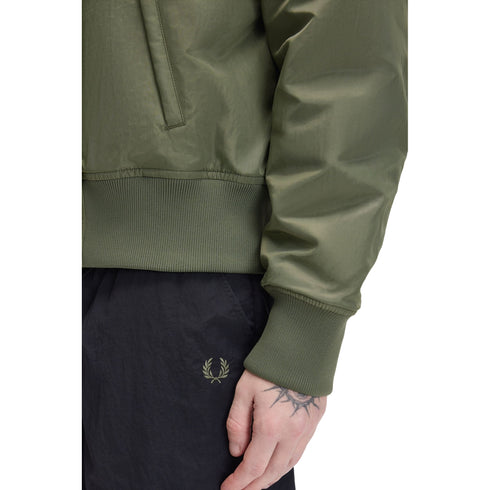 Bomber Uomo in poliammide, con chiusura frontale full zip e logo iconico