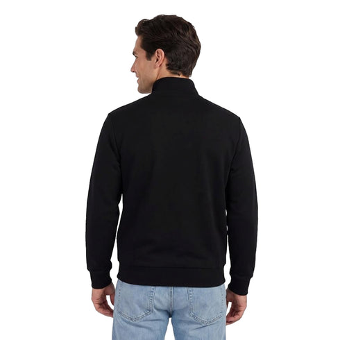 Felpa Uomo in cotone, con doppia riga sui polsini e chiusura frontale full zip