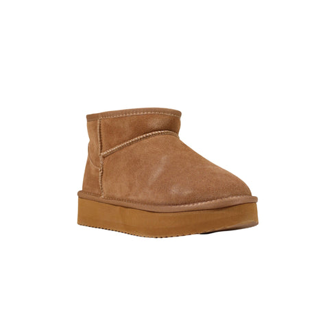 Stivaletto Donna platform in camoscio