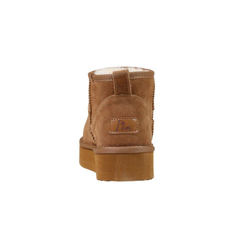 Stivaletto Donna platform in camoscio