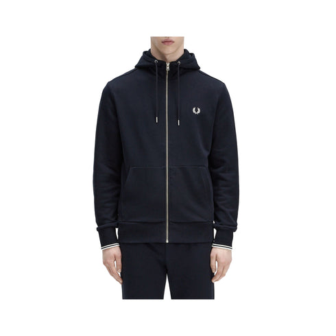 Felpa Uomo con iconico ricamo logo e cappuccio con coulisse